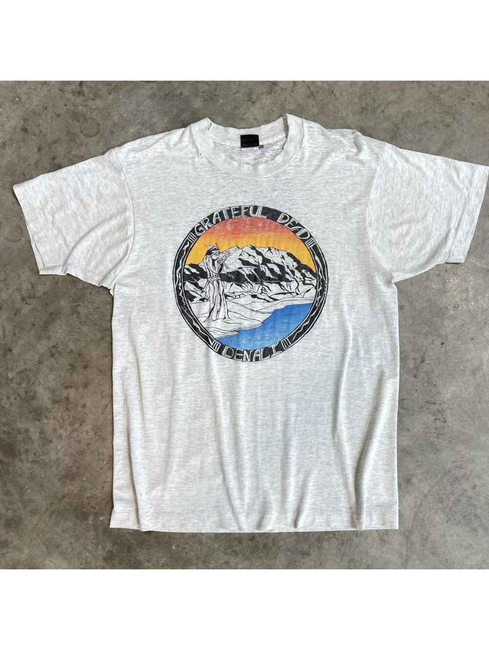 Vintage 1990 Grateful Dead Denali 50/50 paper thin worn